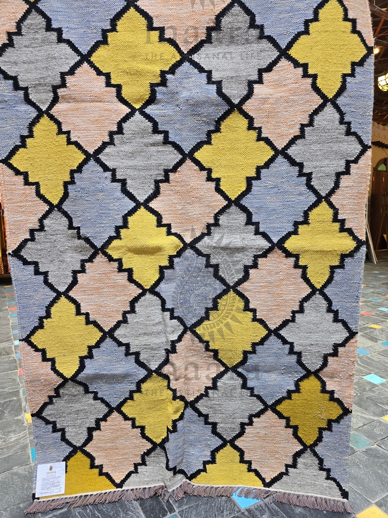 Jaali Handwoven Rug (6x4