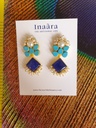 Raw Stone Handcrafted Earrings