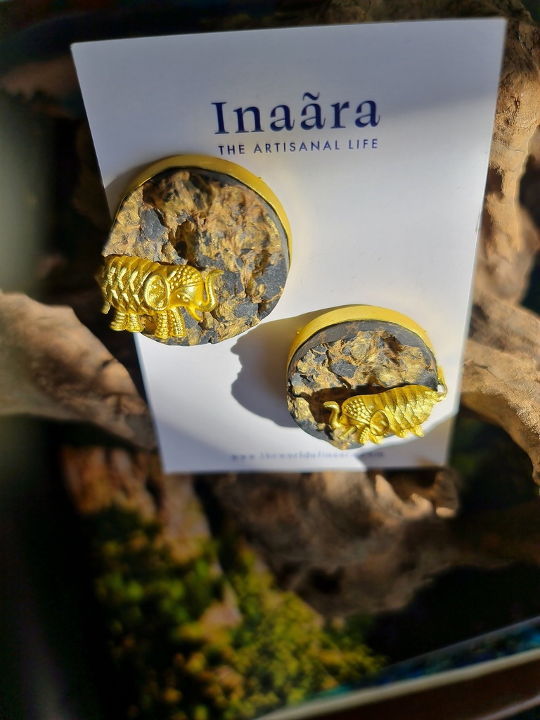 Bespoke statement earrings