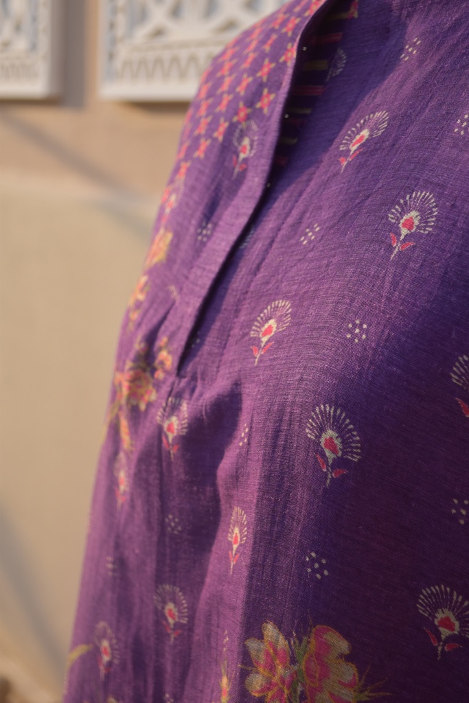 Tamara Shirt Dress-Purple