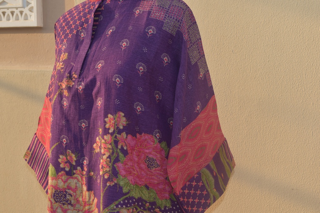Tamara Shirt Dress-Purple