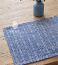Indigo Grid Table Mat
