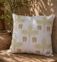 Block Print Cushion Cover-Camel