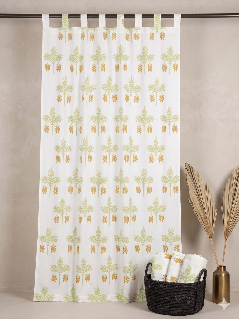 Caravan Curtain - Date Palm Solid