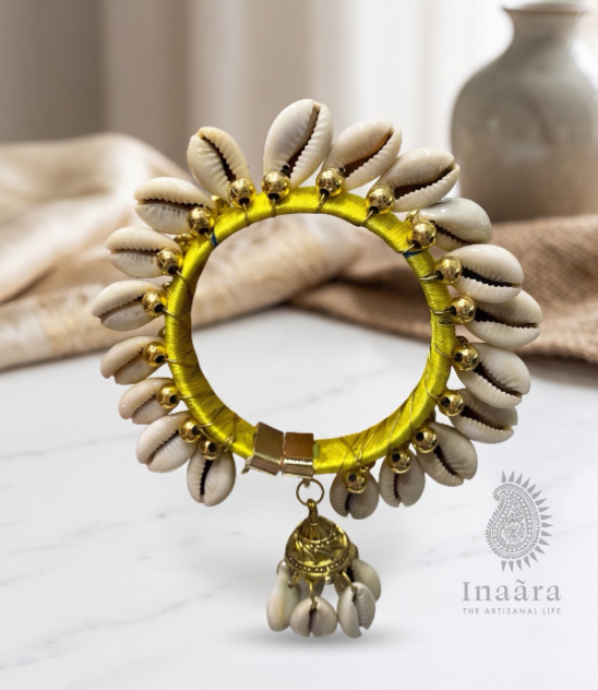 Kaudi Shell Bracelet - Yellow