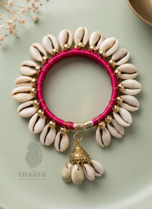 Kaudi Shell Bracelet - Pink