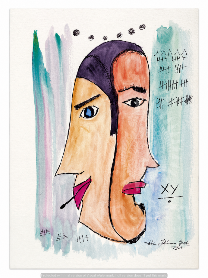 Twins-Art Print (11x16")
