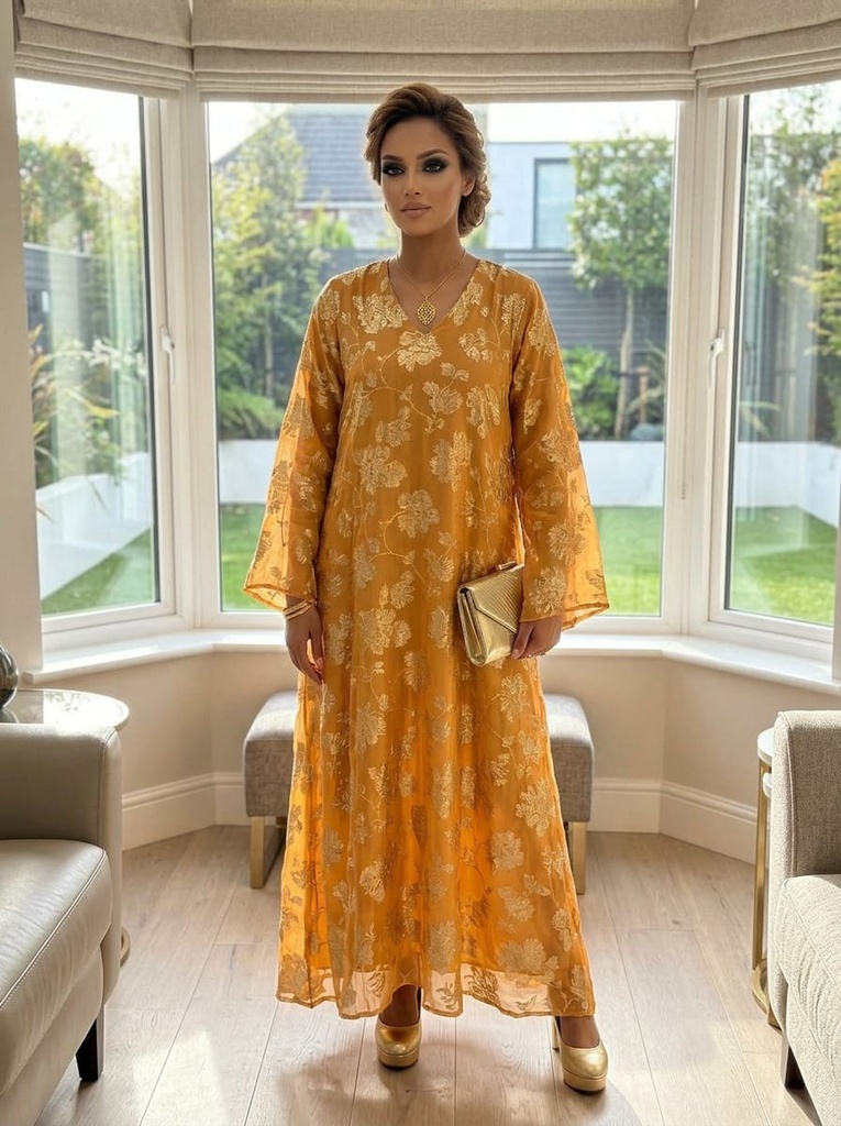 Kaftan- Golden Yellow