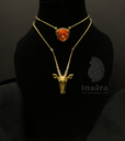 Al- Maha Layered Necklace- Red B