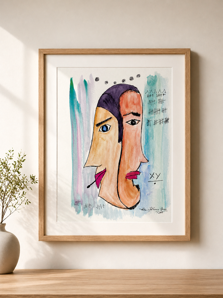 Twins-Art Print (11x16")
