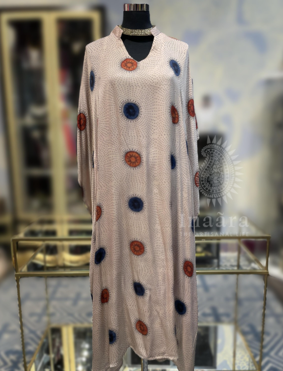 Aakifa Kaftan- Cream