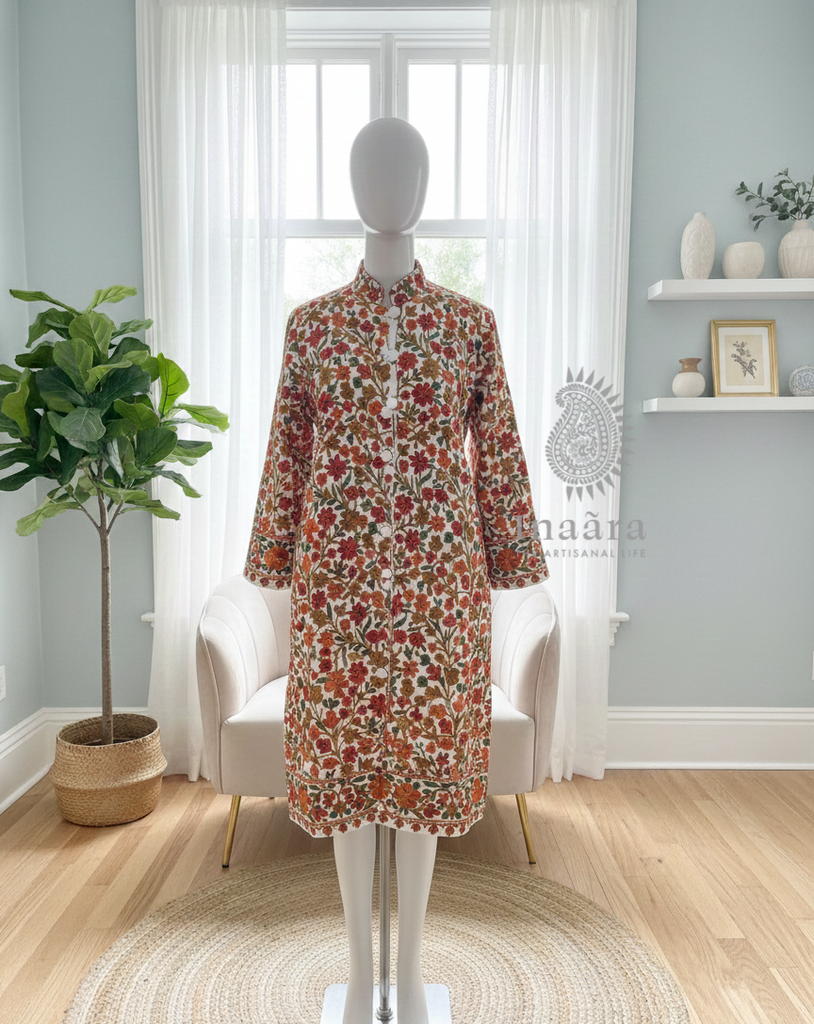 Ari Jacket- White Floral