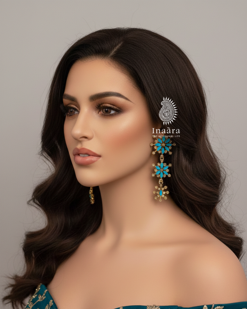 Kundan Polki Dangler Earrings (copy)