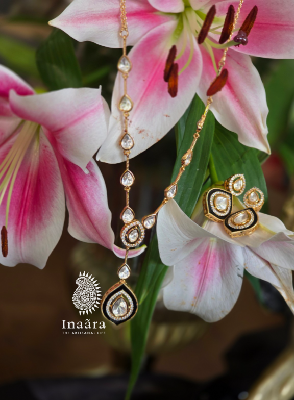 Delicate Gold-Plated Neck Set