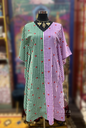 Ruru Kaftan - Pink/Green