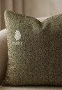 Hand woven cushion cover- Black & Gold