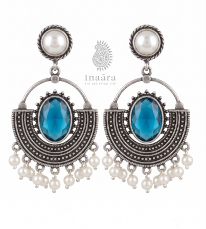 Zarmina Pearl & Blue Drops