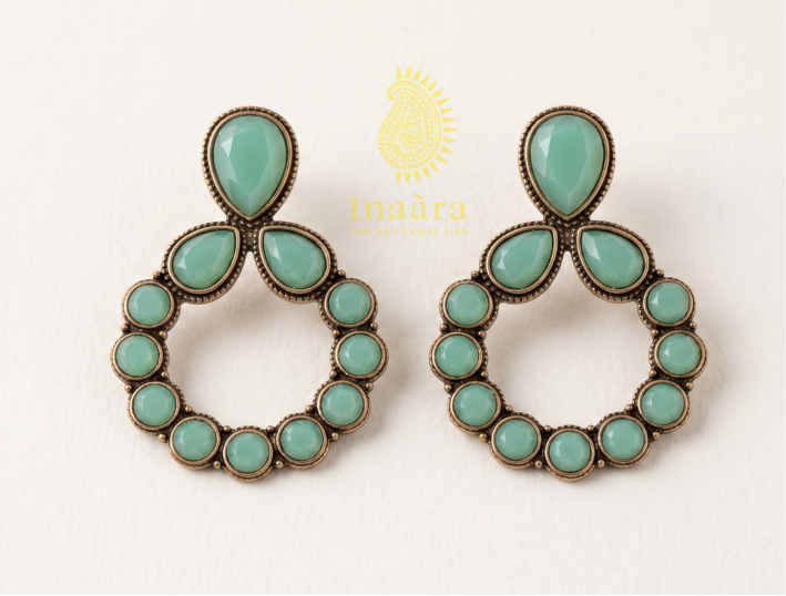Teardrop & Hoop Earrings