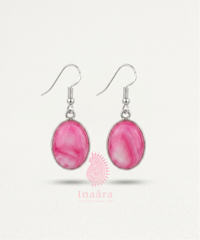 Semi-Precious Natural Stone-Serpentine/pink