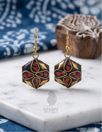 Lotus & Leaf Earrings