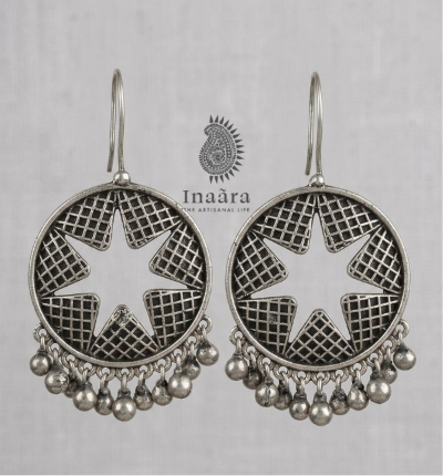 Lattice Star Drops Earrings