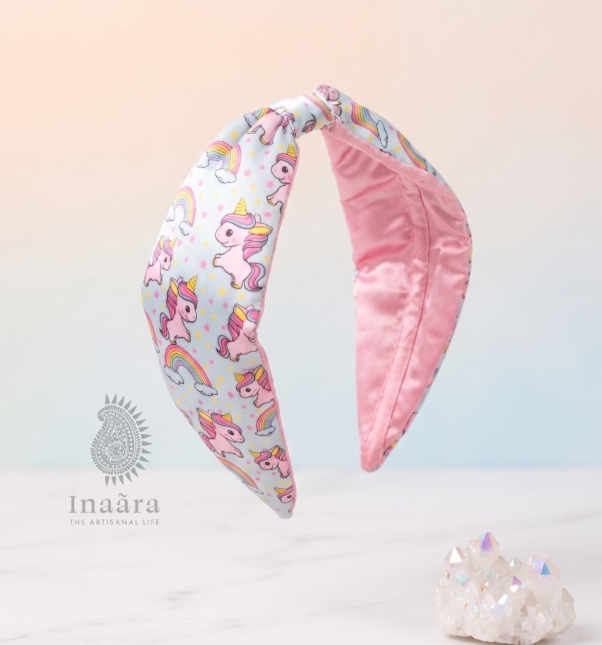 Unicorn Headband -Blue