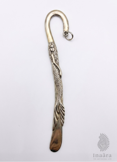 Silver Mermaid Metal Bookmark