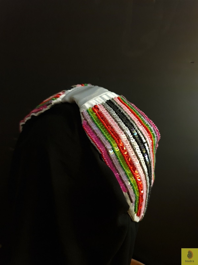 Baroque hand embroidered hairbands