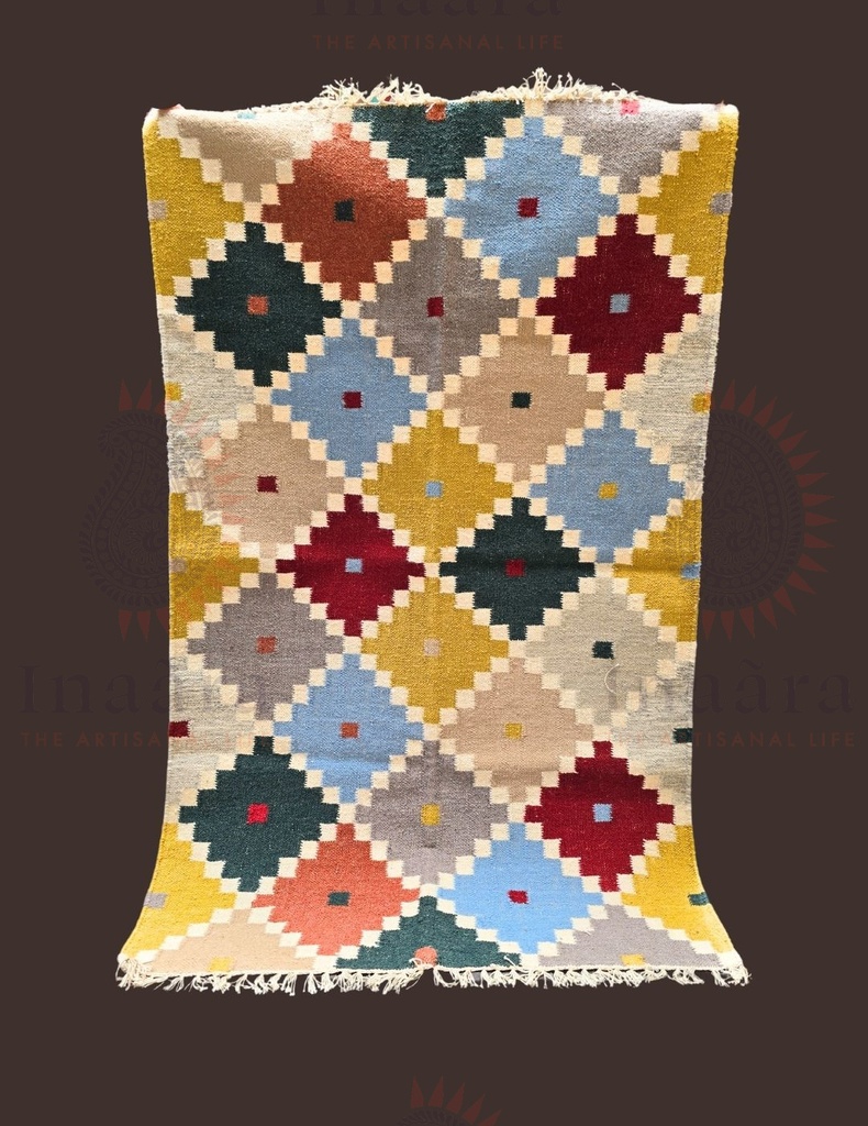 Charpai Handwoven Dhurrie(3x5ft)
