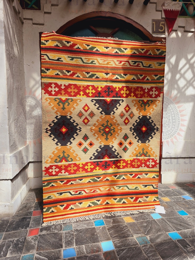 Sunburst Handwoven Dhurrie(6x4ft)