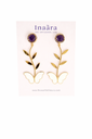 Intricate butterfly earrings
