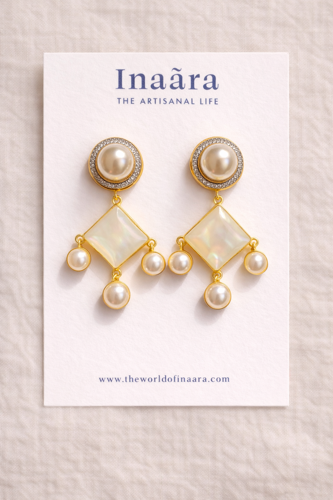 Pearl on Pearl Earrings