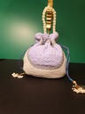 Embroided Potli Bag-Purple