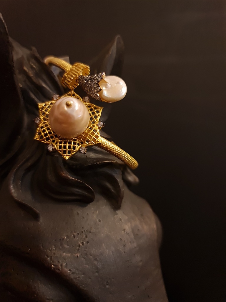Raw Stone Handcrafted Bangle