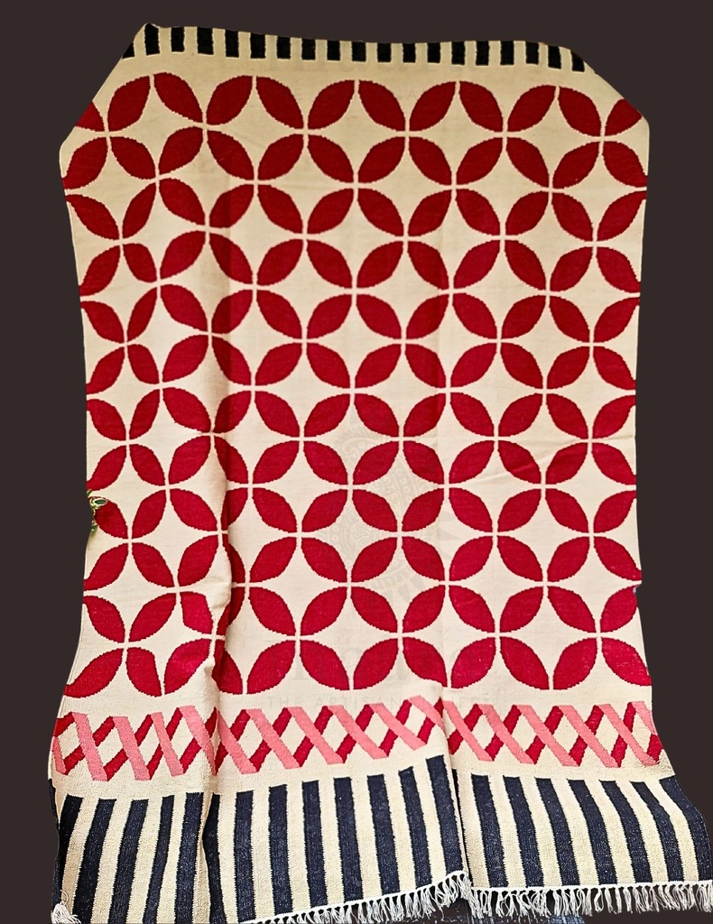 Laali Handwoven Dhurrie(8x5ft)