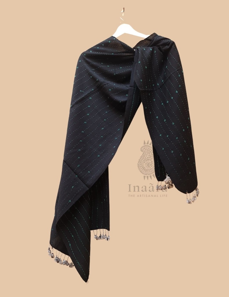 Koyel Fine Wool Kutchi Shawl
