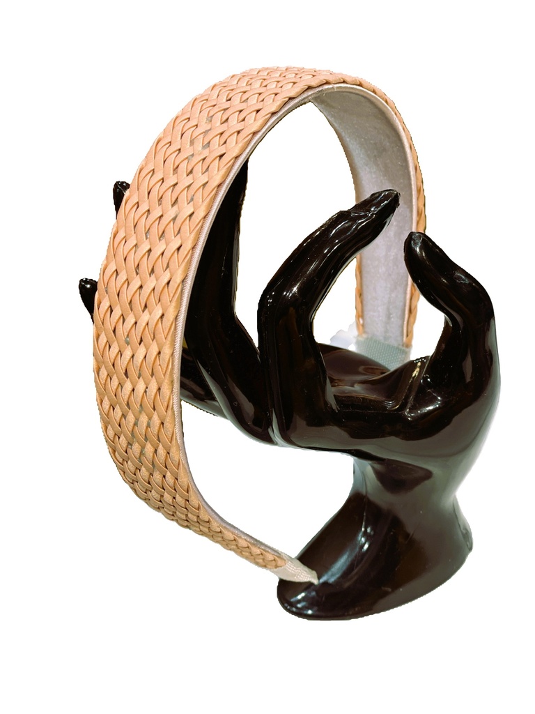 Handmade slim braided hairband