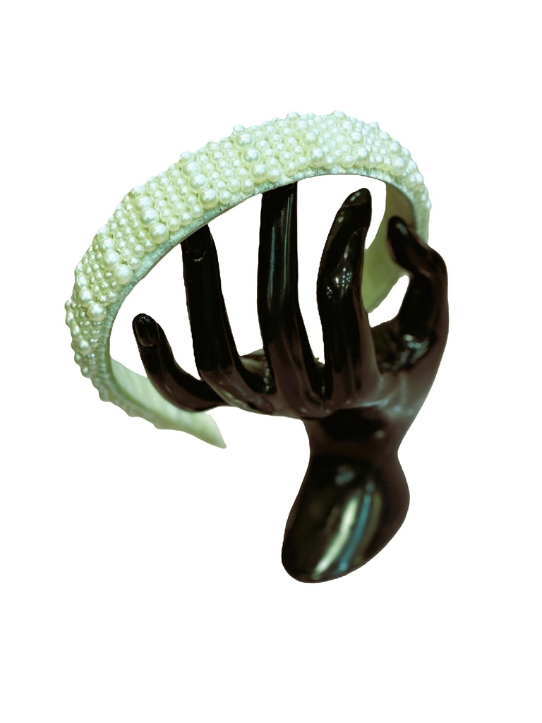 Handmade pearls and beads headband (copy)
