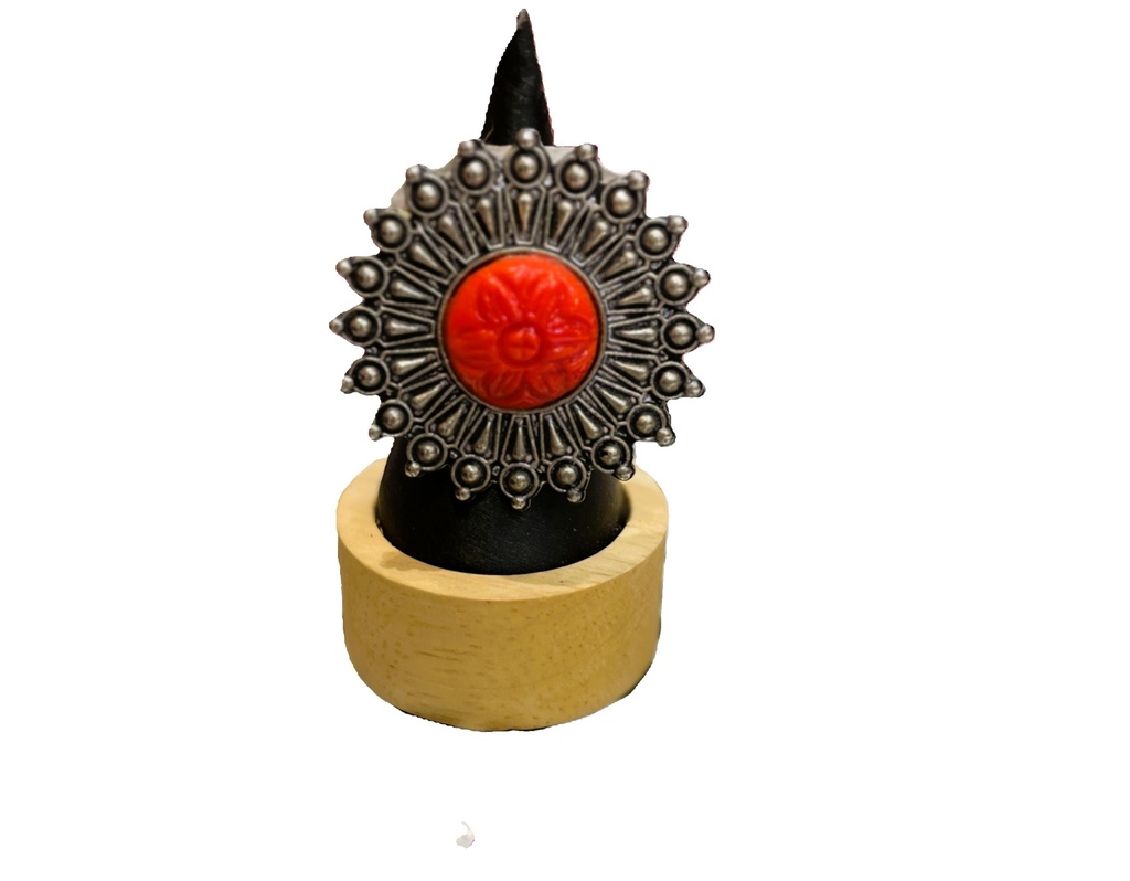 Oxidized Adjustable Ring
