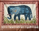 Blue Elephant Kashmiri Tapestry