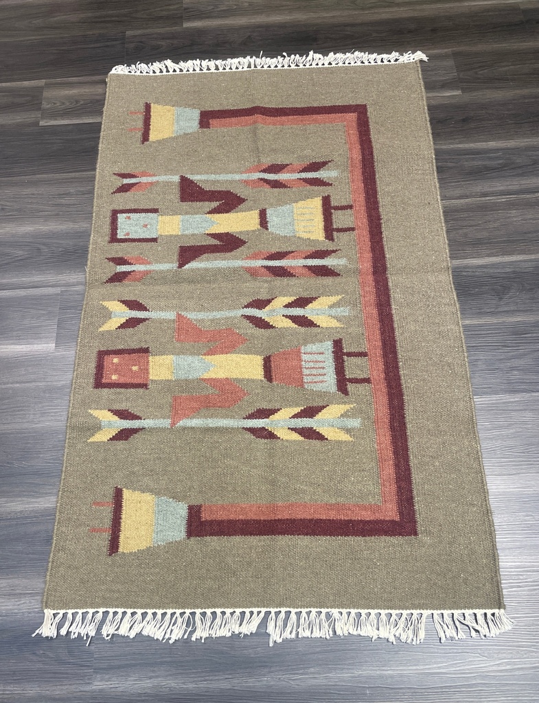 Tribal Handwoven Dhurrie (5x3ft)