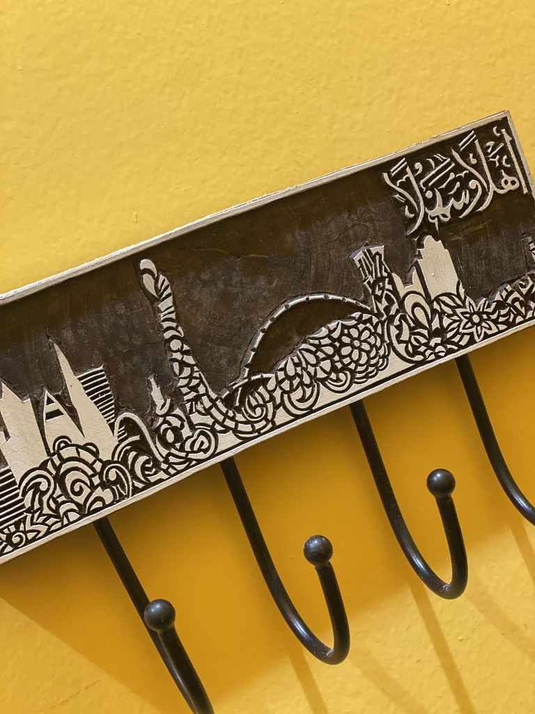 Doha Skyline View Wall Hook