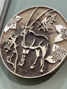 Oryx Carved Wall Decor