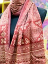 Satin Stole/Scarf- Maroon Red