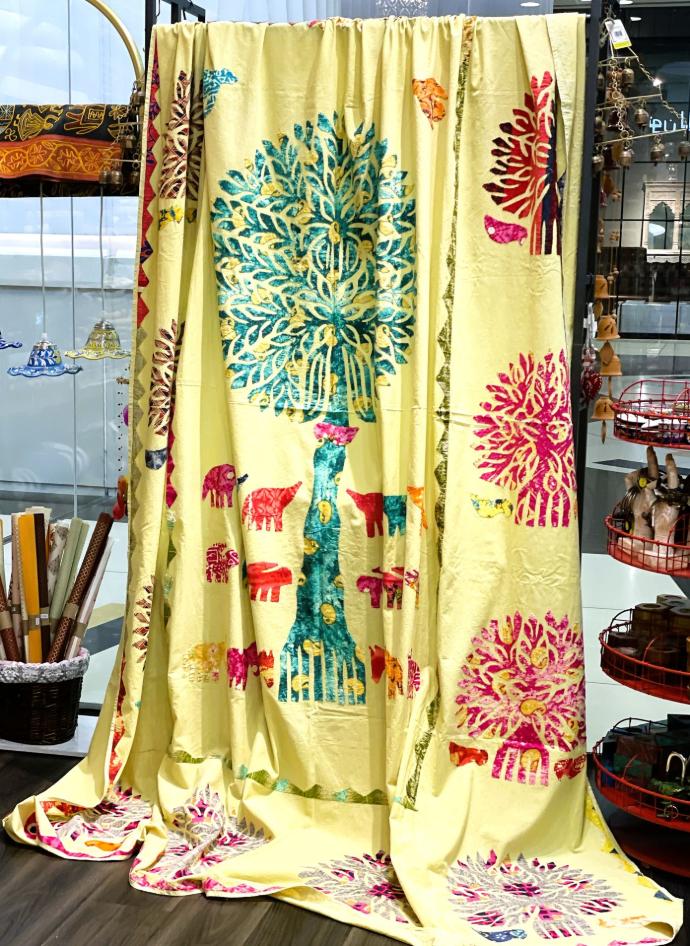 Tree of Life Acrylic Bedspread