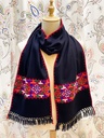 Wool Scarf/Muffler-Black