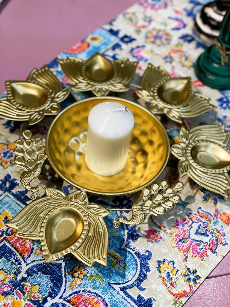 Urli Bowl 4 Floating Flowers/T-light-Small