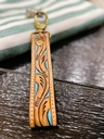 Hand Tooled Leather Keychain