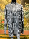 Chinese Collar F/S Hndblock Printed size 44
