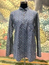 Chinese Collar F/S Hndblock Printed size38